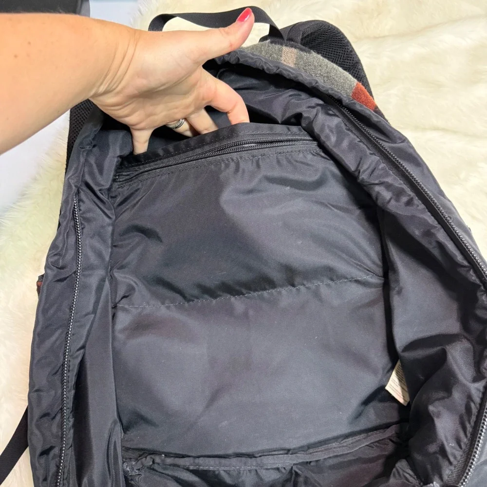 Woolrich x Topo Designs Backpack Gorpcore Multicolor Wool Leather USA Made